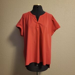 Alfani Pink-Coral Blouse Size PXL